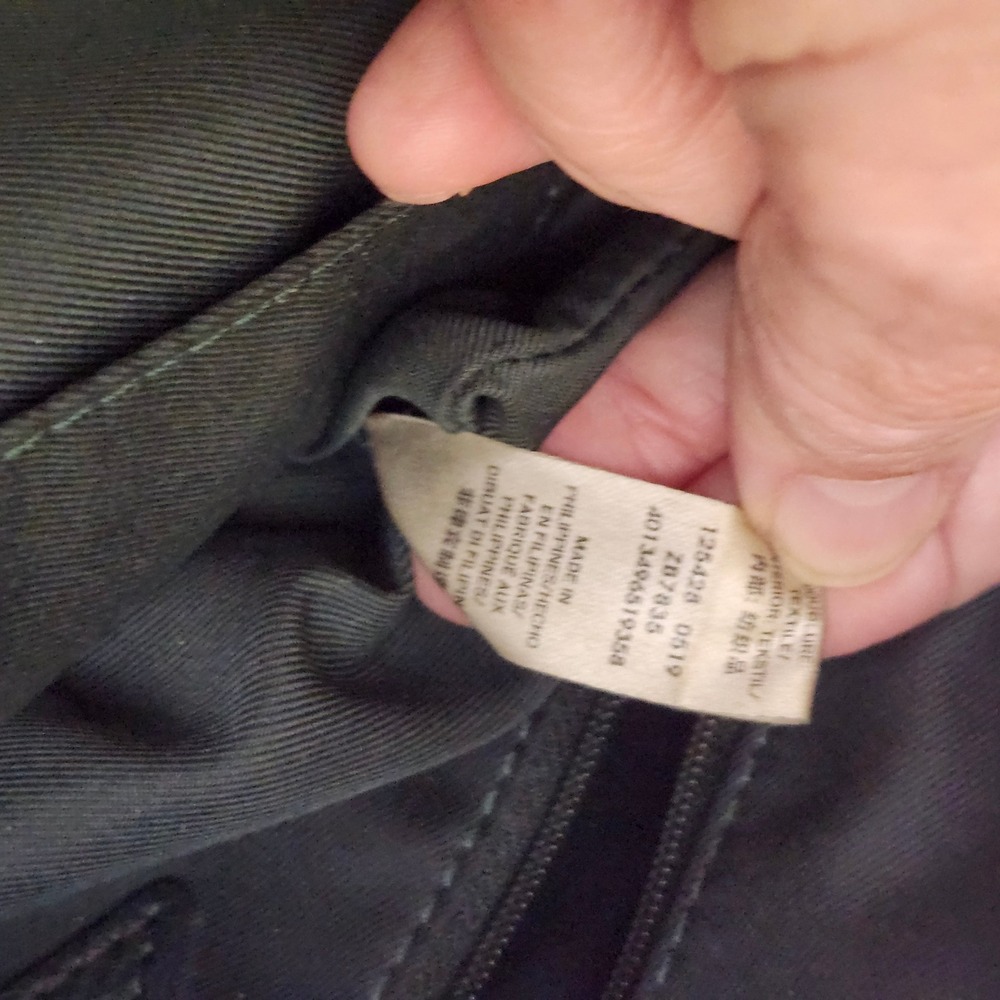Fossil Camilla Convertible Backpack Tote Dark Green Pebbled Leather Boho Key - Picture 10 of 14